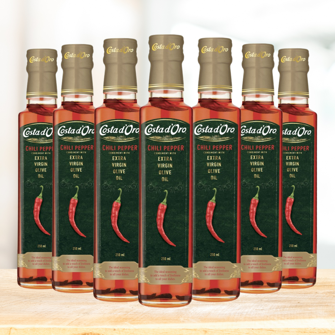 Chili Olijfolie 12 Stuks Voordeelpakket