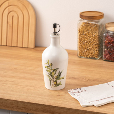 Keramik Olivenölflasche mit Ausgießer – 500ml