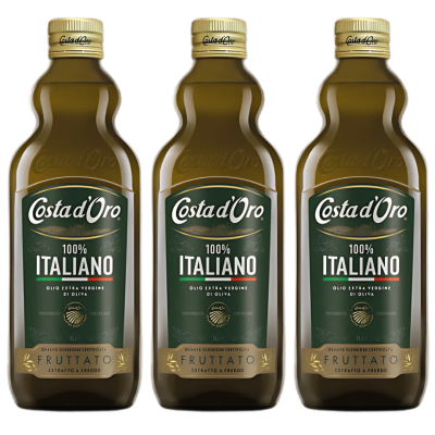 100% Italiaanse Extra Vierge Olijfolie Voordeelpakket – 3L