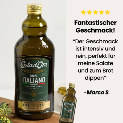 100% Italiaanse Extra Vierge Olijfolie Voordeelpakket – 3L