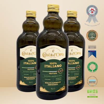 100% Italiaanse Extra Vierge Olijfolie Voordeelpakket – 3L