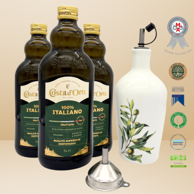 3L Italiaanse Olijfolie + Gratis verzending & e-book